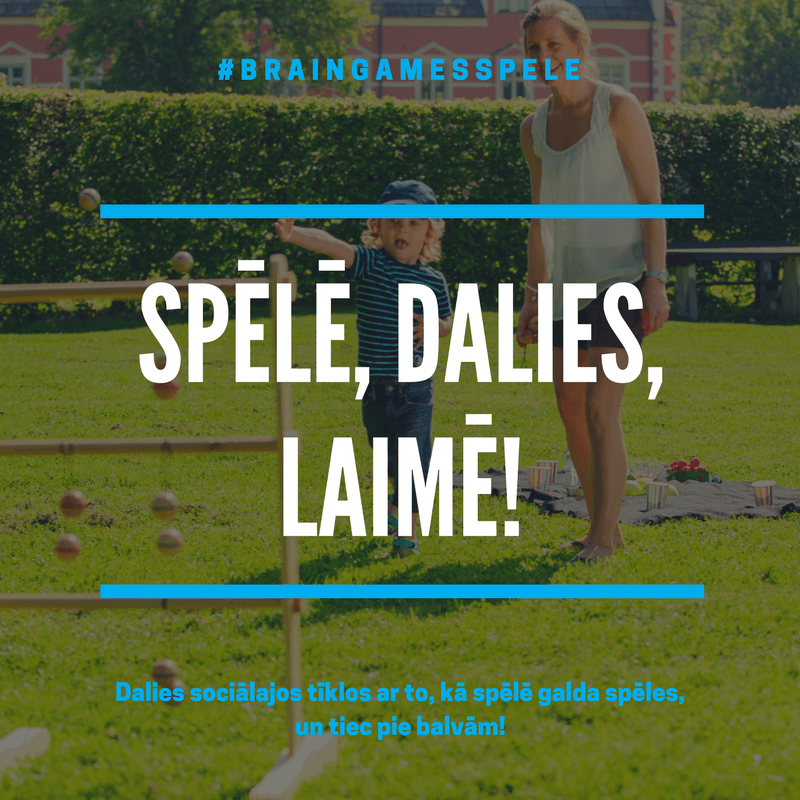 SPĒLĒ, DALIES, LAIMĒ! (Jūnijs)