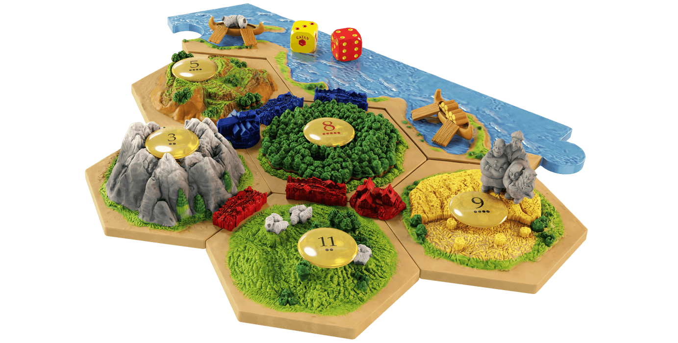 Brain Games LV galda spēles Catan 3D pamatspēle