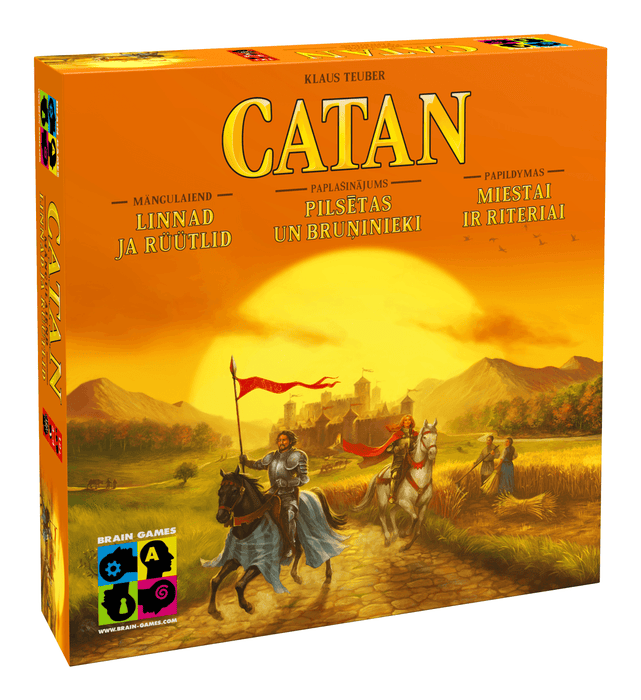 BrainGames galda spēles Catan: Pilsētas un bruņinieki (paplašinājums)