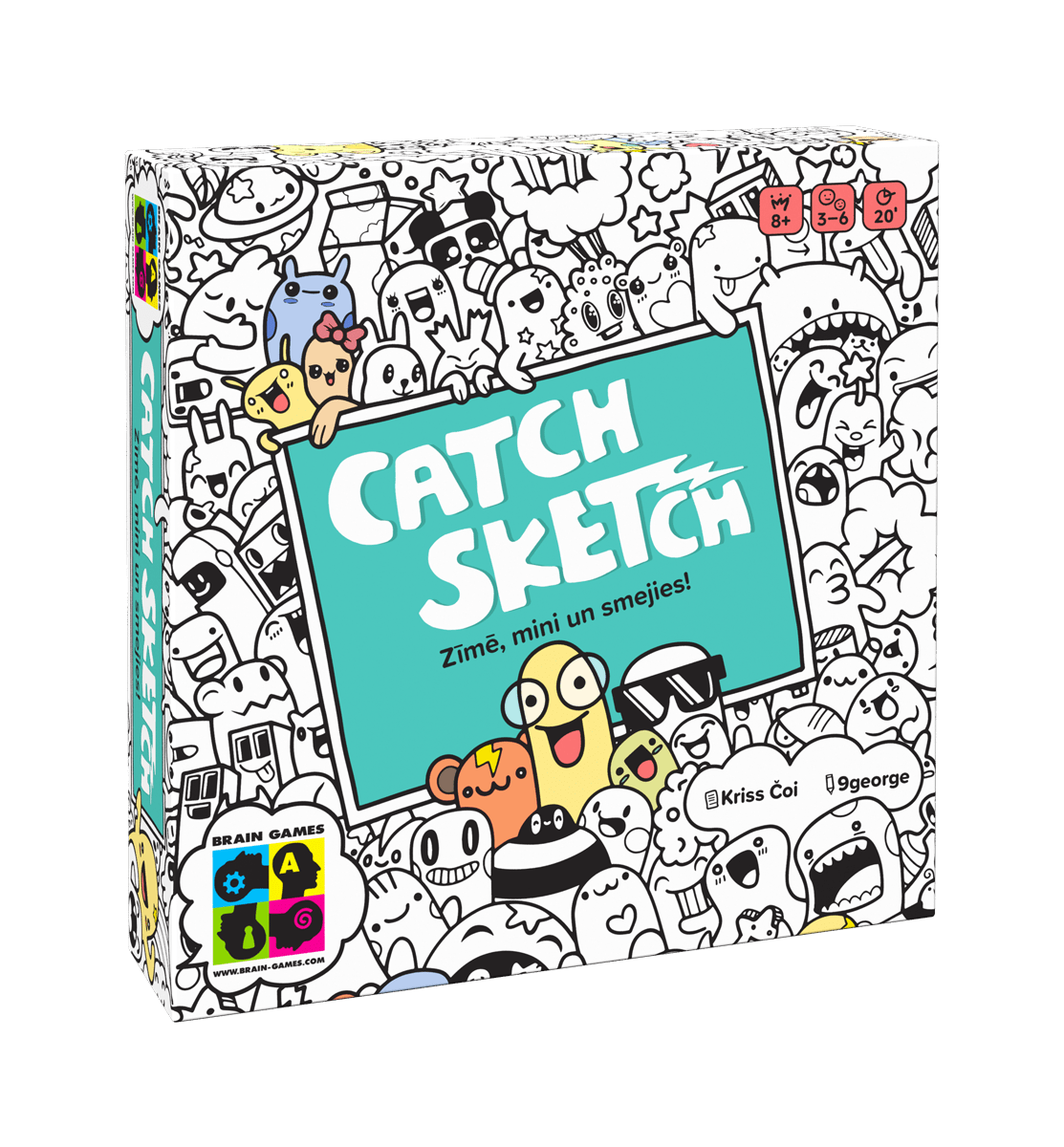 Brain Games galda spēles Catch Sketch