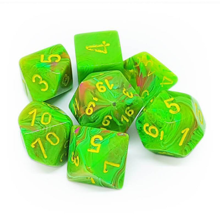 n/a Dice Set Vortex Slime Yellow (7)