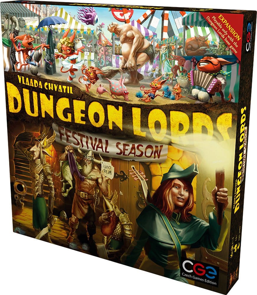 Dungeon Lords: Festival Season, expansion — Brain Games