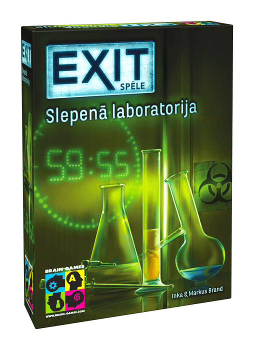 BrainGames galda spēles Latviešu EXIT: Slepenā laboratorija