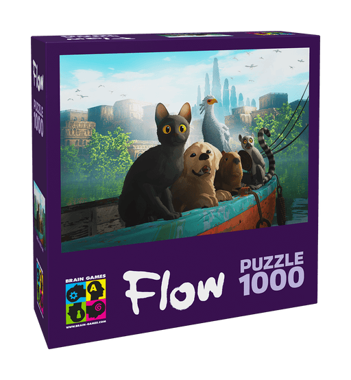 Brain Games LV Puzles Puzle 1000 Flow — filmas tēli