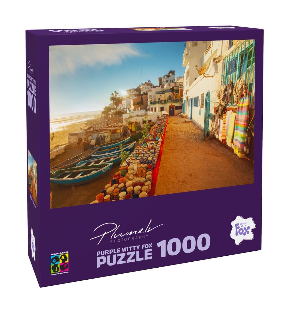 Brain Games LV Puzles Puzle 1000 Purple Witty Fox - Maroka, Taghazout ciemats