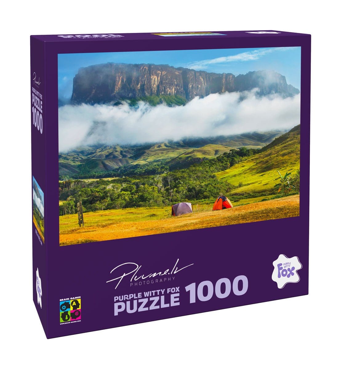 Brain Games LV Puzles Puzle 1000 Purple Witty Fox - Venecuēla, Roraima