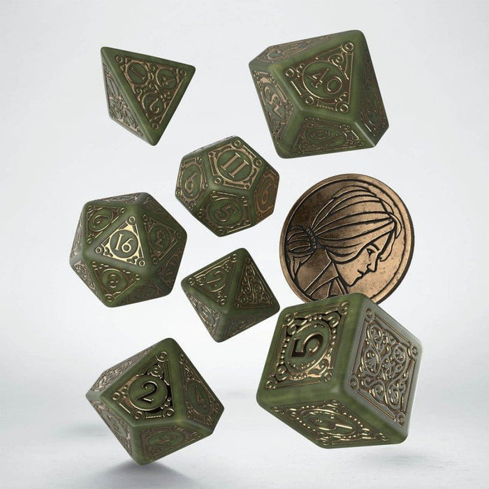 Brain Games LV WITCHER DICE SET. TRISS - THE FOURTEENT OF THE HILL