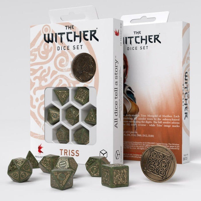 Brain Games LV WITCHER DICE SET. TRISS - THE FOURTEENT OF THE HILL